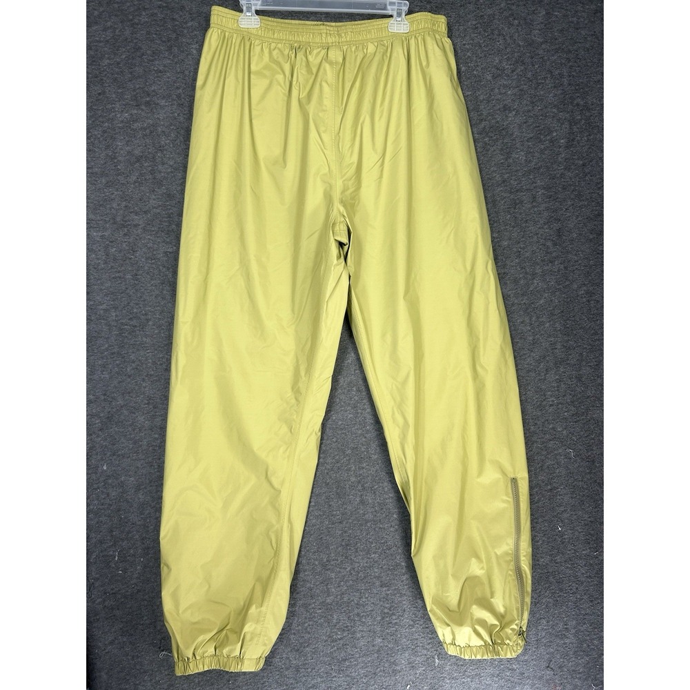 VTG LL Bean Rain Pants Mens XL‎ Green Nylon Stowaway Gore Tex Windbreaker zip